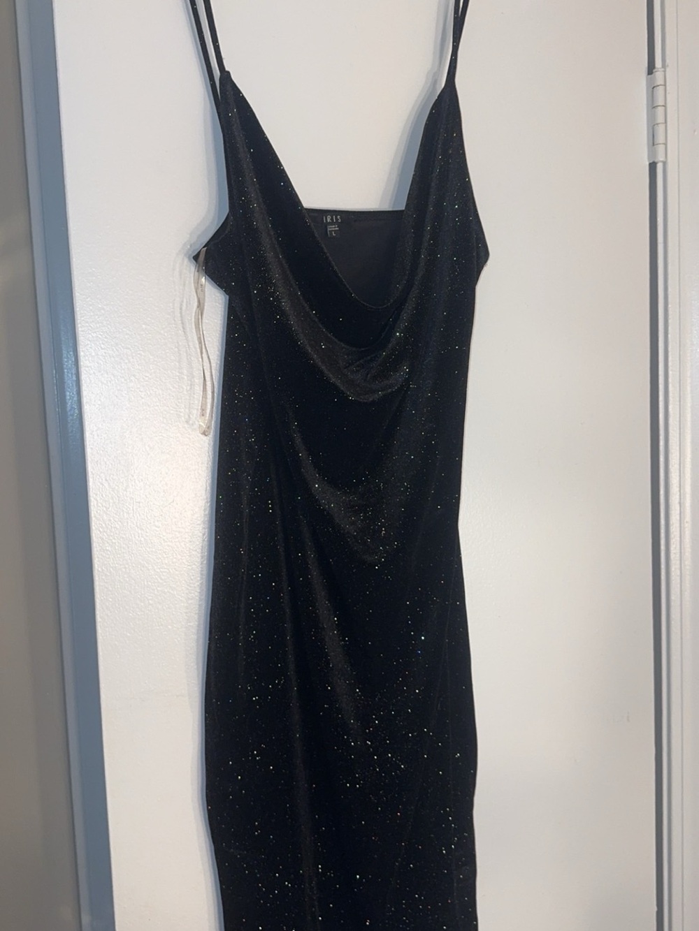 iris Black Sparkle dress